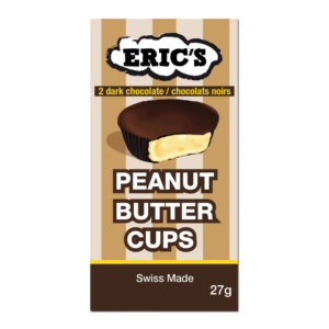 Dark chocolate peanut butter cup swiss made siradis