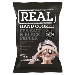 Sea Salt Black Pepper Potato Chips, REAL