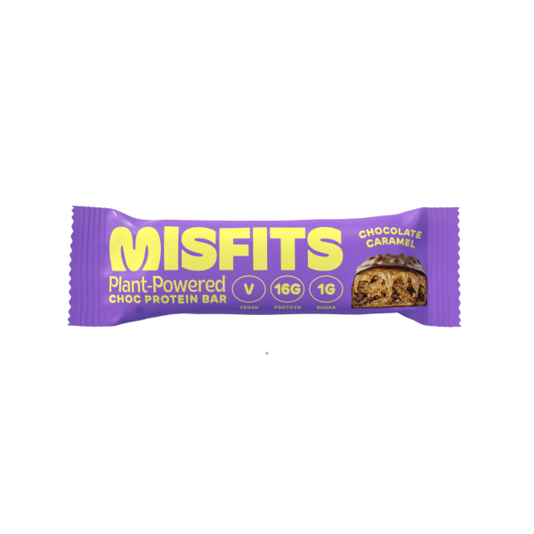 Misfits - Chocolate Caramel protein riegel schweiz