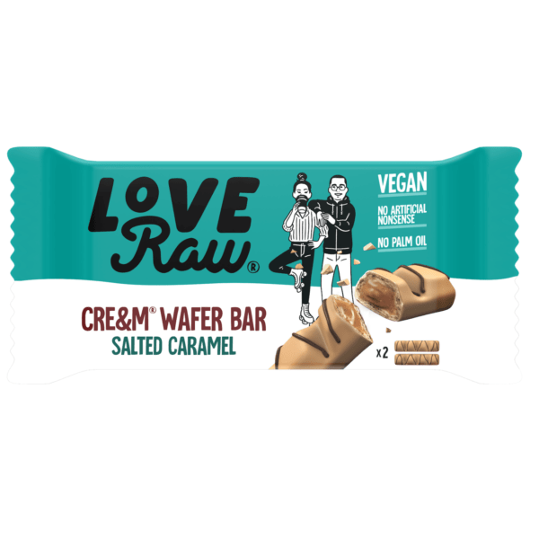 LoveRaw - Cre&m Wafer Bar Salted Caramel