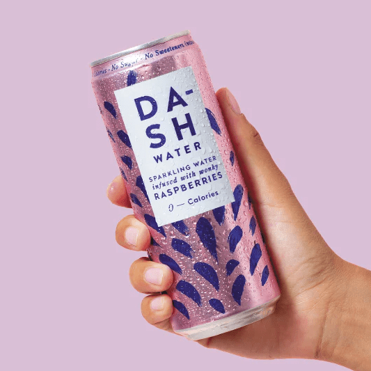 Dash Water Soft-Drinks Sparkling Raspberry 12 x 0.33 l