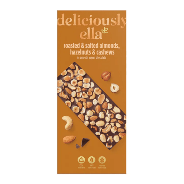 Deliciously Ella - Schokoladentafel - Gesalzene und Geröstete Nüsse