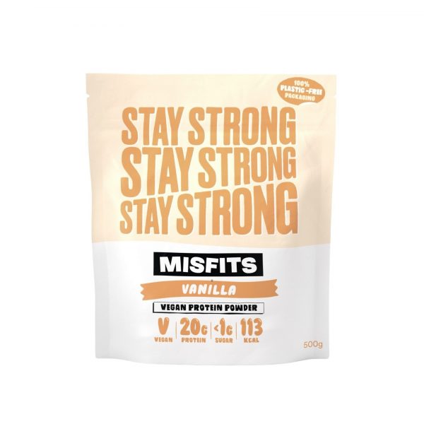 Misfits - Vanille - Veganer Proteinpulver - 500g