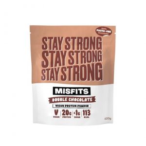 Misfits - Double Chocolate - Vegan Protein Powder - 500g