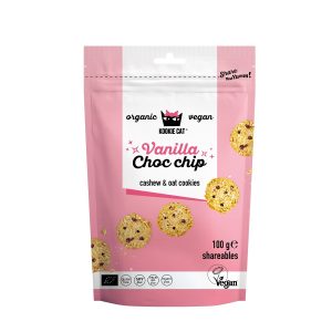 Kookie Cat - Mini Cookies à la vanille & aux pépites de chocolat - 100 g