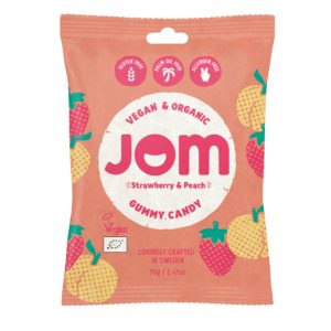 JOM - Erdbeere & Pfirsich - Gummibonbon - 70g
