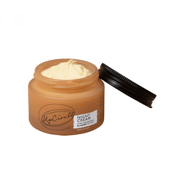 upcircle Crème nuit avec hyaluronique niacinamide suisse cosmetique clean