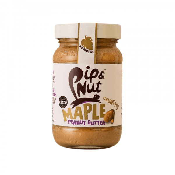 Crunchy Maple Erdnussbutter von Pip and Nut schweiz