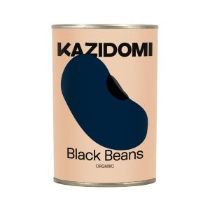 Kazidomi - Organic Black Beans 400g canned switzerland