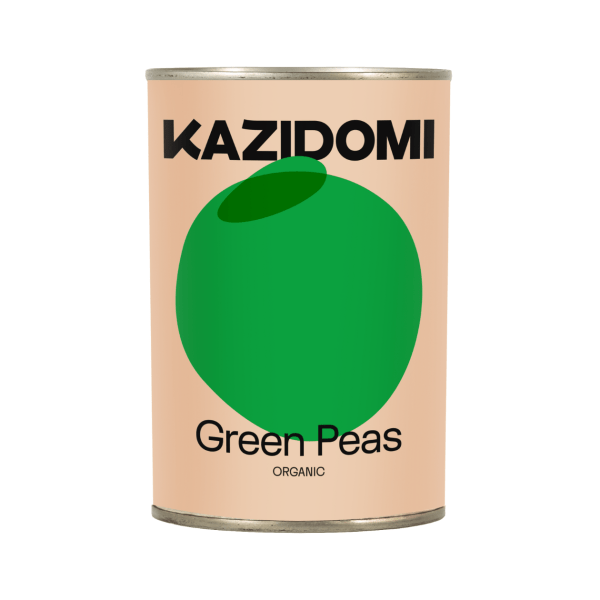 Kazidomi - Petits Pois Verts Bio 400g