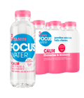 FOCUS WATER - Calm Rhubarb & Raspberry 0 Sugar - 6x500ml