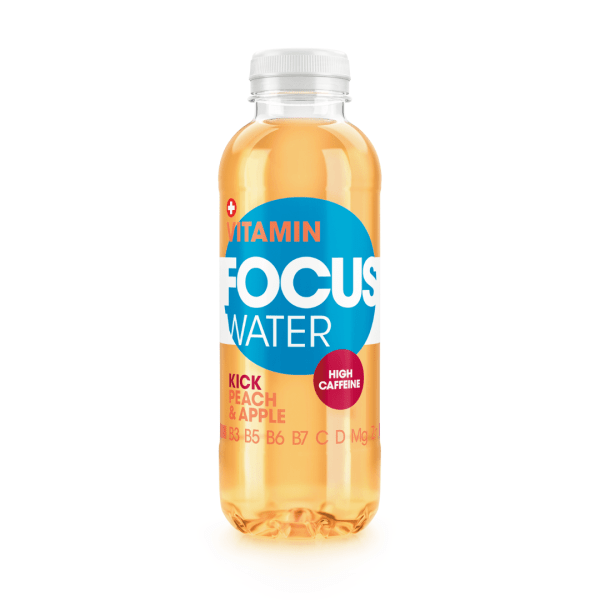 FOCUS WATER - Kick Peach & Apple - 3x50cl drink switzerland