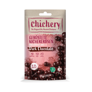 Chichery - Pois chiches grillés chocolat noir - 100g