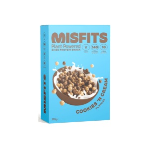 Misfits - Céréales protéinées - Cookie and cre&m 280g