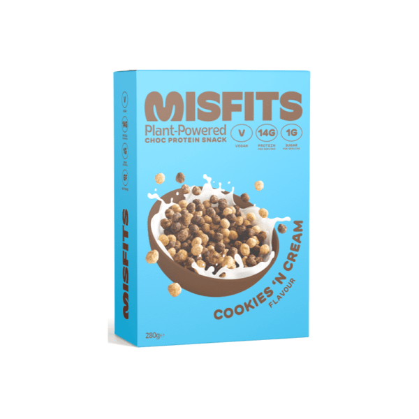 Misfits - Céréales protéinées - Cookie and cre&m 280g