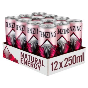 TENZING - Himbeer & Yuzu Energiegetränk - 12x250ml
