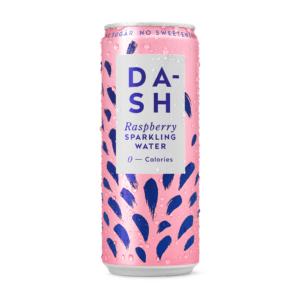 DASH raspberry, sparkling water, switzerland, single, 330ml