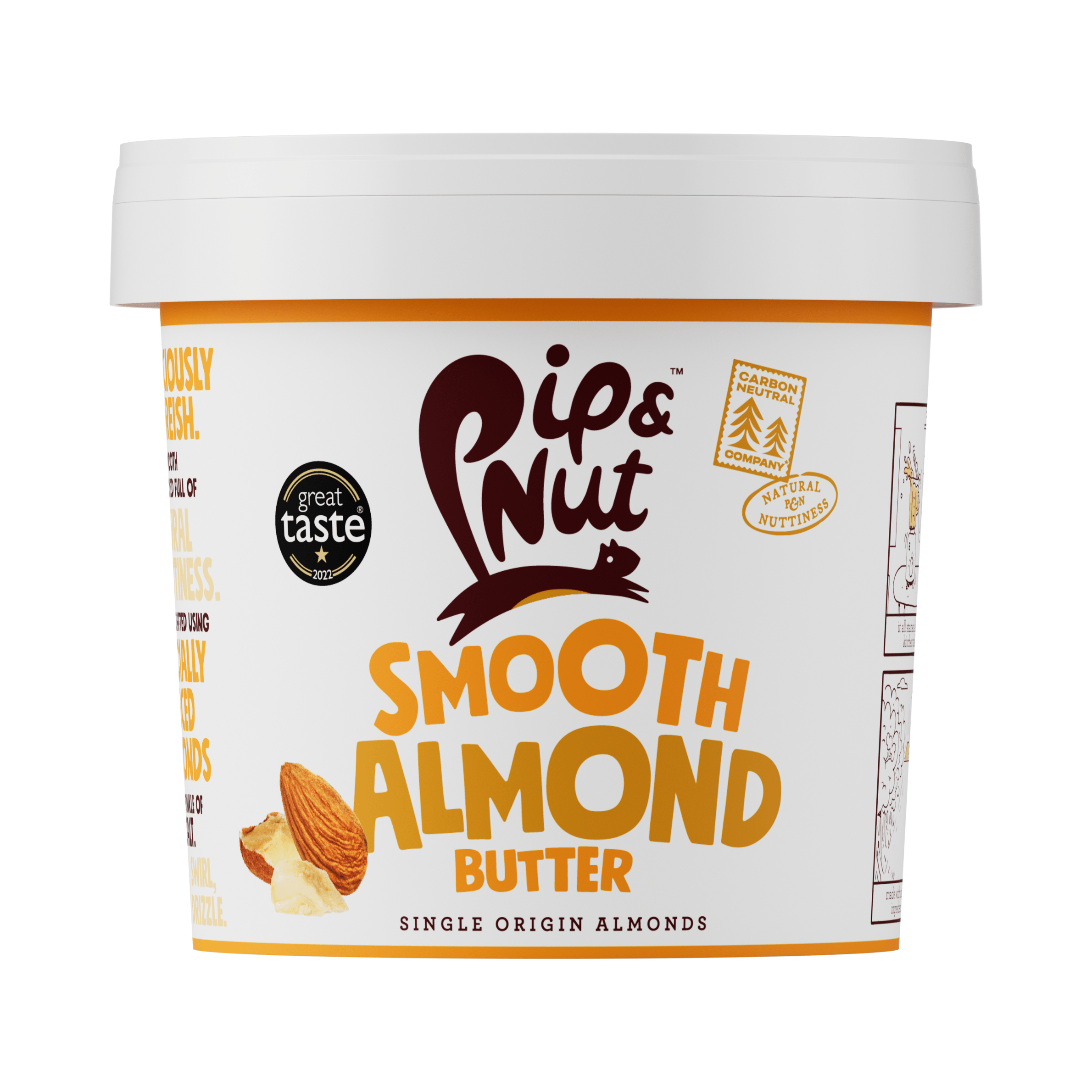 almond butter, smooth, pip & nut