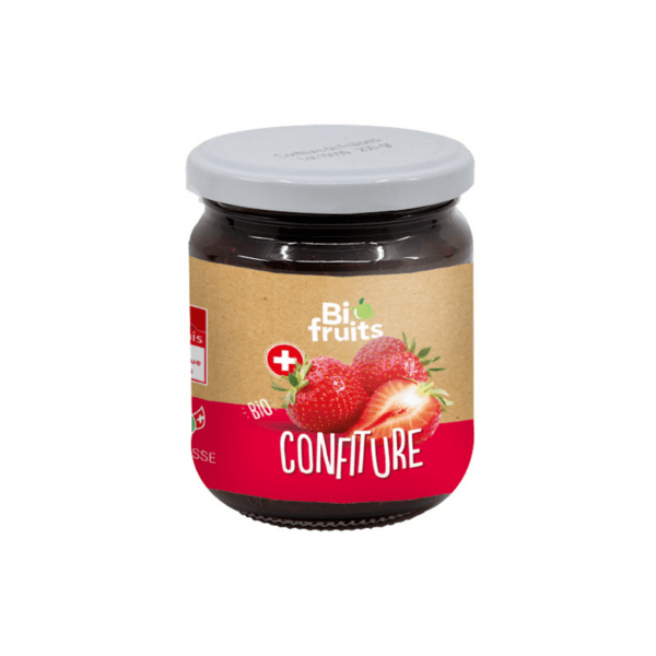 Biofruits, Strawberry Jam, Organic, made in Switzerland