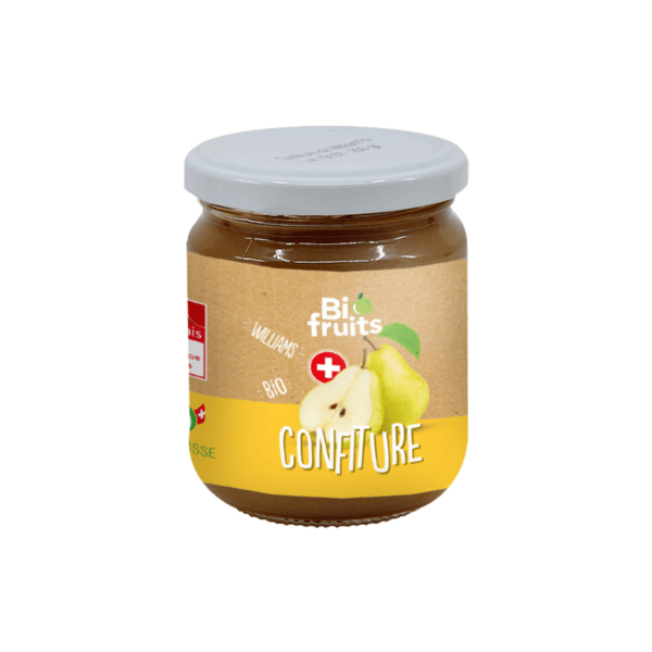 Biofruits, Pear William Jam, Organic, made in Switzerland