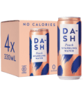 DASH Peach, Multipack, Sparkling water