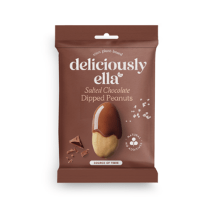 deliciously ella dipped peanuts, salted chocolate, switzerland