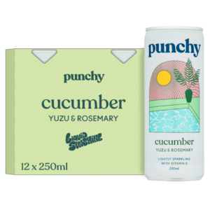 Cucumber, Punchy, Drink, Low sugar, 12x