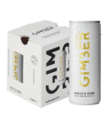 GIMBER, Ready to Drink, 4x250ml, ginger drink, sparkling