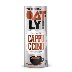 Cappuccino, cafe, to go, oatly, switzerland