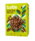 Turtle, Cocoa Smiles, céréales, chocolat, fibre