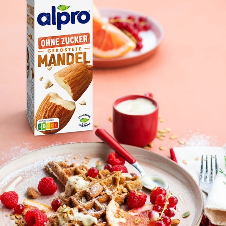 alpro Vegan alternatives to milk almond oat coconut