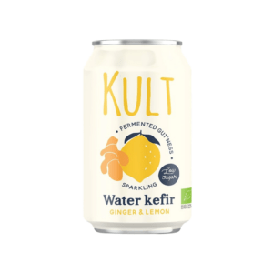 KULT, Water Kefir, Ginger & Lemon, 330ml