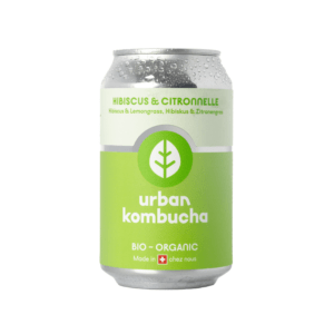 Urban Kombucha, Hibiscus Lemongrass, Can, 330ml